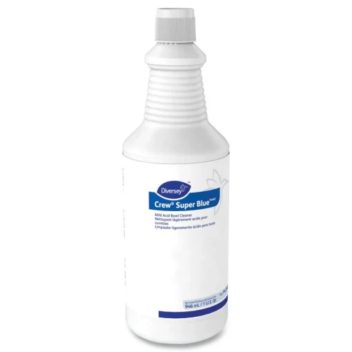 New Crew Super Blue Citrus Scent 32 oz. Squeeze Bottle Mild Acid Bowl Cleaner (12/Carton) Cleaning & Janitorial Supplies