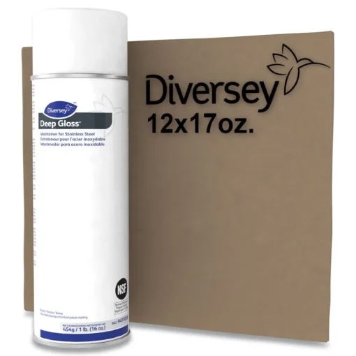 Clearance Deep Gloss 16 oz. Aerosol Spray Stainless Steel Maintainer (12/Carton) Cleaning & Janitorial Supplies