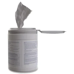 Hot Oxivir 6 in. x 7 in. 1-Ply 1 Wipes (160/Canister, 12 Canisters/Carton) Cleaning & Janitorial Supplies