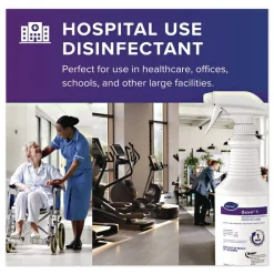 Hot Oxivir 6 in. x 7 in. 1-Ply 1 Wipes (160/Canister, 12 Canisters/Carton) Cleaning & Janitorial Supplies