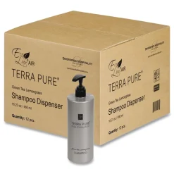 Clearance Terra Pure 16.23 oz Shampoo - Green Tea Lemongrass (12/Carton) Cleaning & Janitorial Supplies