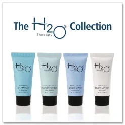 Sale H2O Therapy 0.85 oz Single-Use Shampoo - White Tea and Lemongrass (300/Carton) Cleaning & Janitorial Supplies