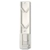 Online EcoLux 1.19 in. x 0.44 in. x 5.69 in. Single Air Dispenser Bracket - White (24/Carton) Cleaning & Janitorial Supplies