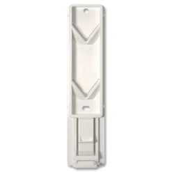 Online EcoLux 1.19 in. x 0.44 in. x 5.69 in. Single Air Dispenser Bracket - White (24/Carton) Cleaning & Janitorial Supplies