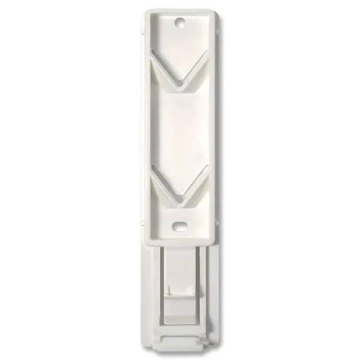 Online EcoLux 1.19 in. x 0.44 in. x 5.69 in. Single Air Dispenser Bracket - White (24/Carton) Cleaning & Janitorial Supplies