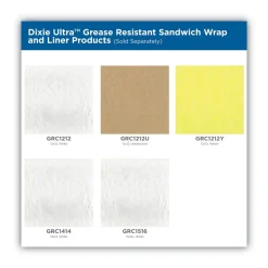 Hot 12 in. x 12 in. All-Purpose Dry Wax Paper Food Wrap - White (5000/Carton) Tabletop And Serveware