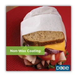 Hot 12 in. x 12 in. All-Purpose Dry Wax Paper Food Wrap - White (5000/Carton) Tabletop And Serveware