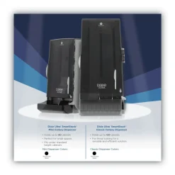 Discount SmartStock Series-O 7 in. Heavyweight Plastic Cutlery Knives Refill - Black (40/Pack, 24 Packs/Carton) Tabletop And Serveware