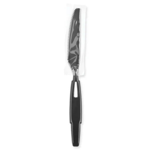 New SmartStock Wrapped Heavyweight Cutlery Knives Refill - Black (960/Carton) Tabletop And Serveware
