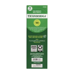 Clearance Ticonderoga Beginners HB (No. 2) Woodcase Pencil with Eraser and Microban Protection - Black Lead/Yellow Barrel (1-Dozen) Pens, Pencils & Markers
