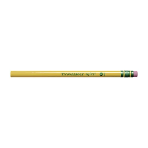 Clearance Ticonderoga Beginners HB (No. 2) Woodcase Pencil with Eraser and Microban Protection - Black Lead/Yellow Barrel (1-Dozen) Pens, Pencils & Markers