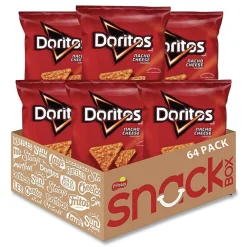 Clearance 1.75 oz Tortilla Chips Bag - Nacho Cheese (64/Carton) Food And Snacks