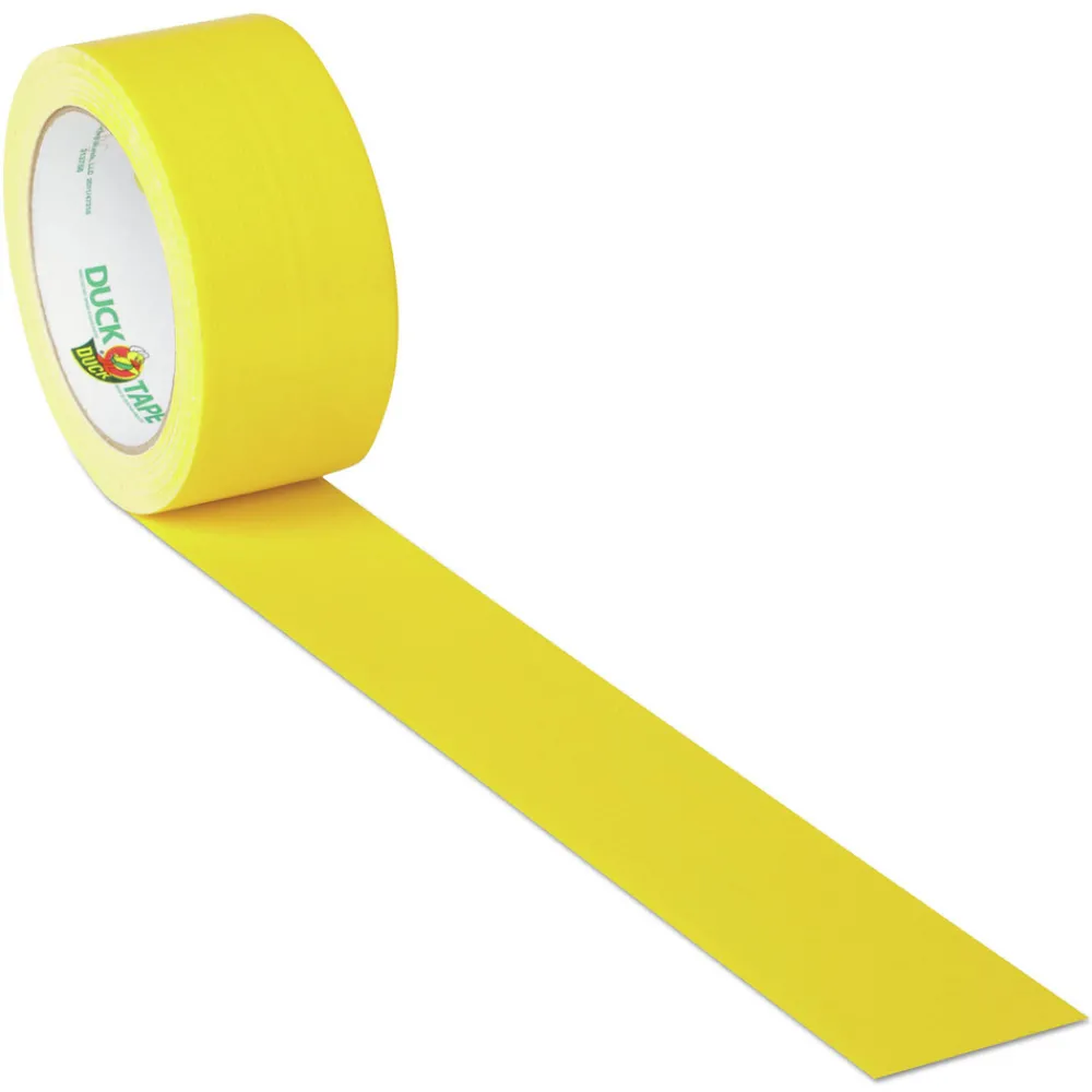 Online 1.88 in. x 20 yards 3 in. Core Colored Duct Tape - Yellow (1-Roll) Mailing, Packing & Shipping