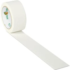 1.88 in. x 20 yards 3 in. Core Colored Duct Tape - White (1-Roll) Mailing, Packing & Shipping