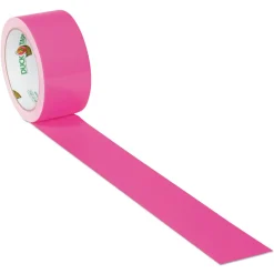 Discount 1.88 in. x 15 yards 3 in. Core Colored Duct Tape - Neon Pink (1-Roll) Mailing, Packing & Shipping