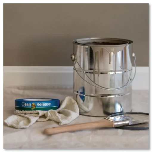 Clean Release 0.94 in. x 60 yards 3 in. Core Painter's Tape - Blue (24/Carton) Tapes & Adhesives