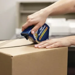 HP260 1.88 in. x 60 yards 3 in. Core Packaging Tape with Dispenser - Clear (1-Roll) Mailing, Packing & Shipping