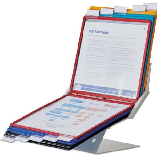 Clearance 10 Panels VARIO Pro Legal Desktop Reference System - Assorted Borders and Panels Desk Accessories & Office Organizers