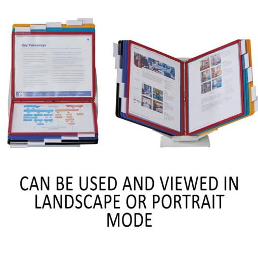 Clearance 10 Panels VARIO Pro Legal Desktop Reference System - Assorted Borders and Panels Desk Accessories & Office Organizers
