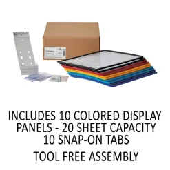 Hot 10 Panels VARIO Wall/Extension Reference System - Assorted Borders and Panels Desk Accessories & Office Organizers