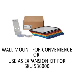 Hot 10 Panels VARIO Wall/Extension Reference System - Assorted Borders and Panels Desk Accessories & Office Organizers