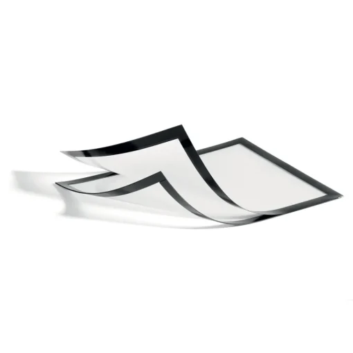 DURAFRAME MAGNETIC Sign Holder Frame 13.39 x 17.87 Black Frame 2/Pack Office Furniture & Lighting