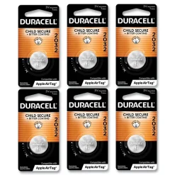 Sale 2032 Lithium Coin Batteries with Bitterant (6/Box) Office Electronics & Batteries