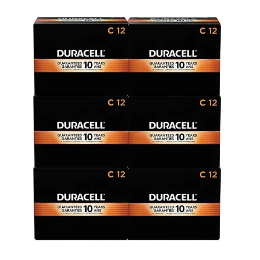 Clearance CopperTop Alkaline C Batteries (72/Carton) Office Electronics & Batteries