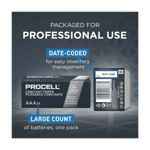 Best Professional Alkaline AAA Batteries (144/Carton) Office Electronics & Batteries
