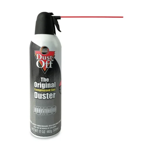 Sale 17 oz. Can Disposable Compressed Air Duster (2/Pack) Office Accessories