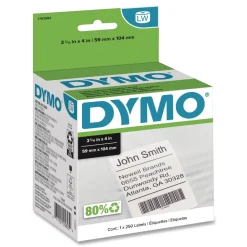 New LabelWriter 2.31 in. x 4 in. Shipping Labels - White (1-Roll) Labels & Label Makers