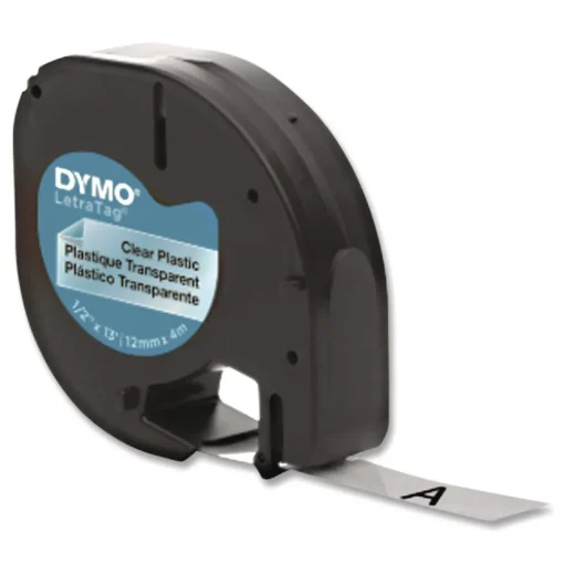 Outlet LetraTag 0.5 in. x 13 ft. Plastic Label Tape Cassette - Clear Labels & Label Makers