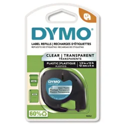 Outlet LetraTag 0.5 in. x 13 ft. Plastic Label Tape Cassette - Clear Labels & Label Makers