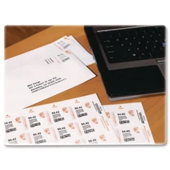 Online Printable Postage Stamp Sheets - White (192/Pack) Labels & Label Makers