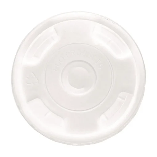 Discount EP-CRFL BlueStripe Recycled Content 9 oz. to 24 oz. Cold Cup Flat Lids - Clear (10 Packs/Carton, 100/Pack) Tabletop And Serveware