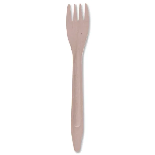 New General Purpose Fork Wood Cutlery - Natural (500/Carton) Tabletop And Serveware