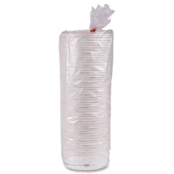 GreenStripe 7.28 in. Diameter x 2.48 in. 32 oz. Paper Food Containers - White (300/Carton) Tabletop And Serveware