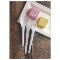Sale Plantware CPLA Cutlery Fork - White (1000/Carton) Tabletop And Serveware