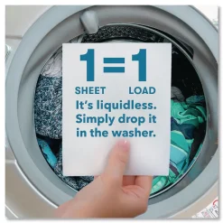 Liquidless Laundry Detergent Sheets - Free and Clear Cleaning & Janitorial Supplies