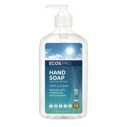 Outlet 17 oz Liquid Hand Soap - Free and Clear (6/Carton) Cleaning & Janitorial Supplies