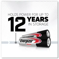 Hot 1.5V MAX AA Alkaline Batteries (6/Box) Office Electronics & Batteries