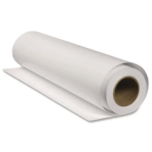 Online 44 in. x 300 ft. 4.6 mil DS Transfer Photo Paper Roll - Matte White (1-Roll) Paper & Printables