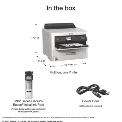 Outlet WorkForce Pro WF-M5299 Monochrome Wireless Inkjet Printer Office Staplers & Punches
