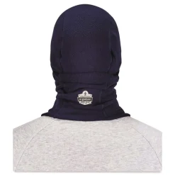 Clearance N-Ferno 6823 One Size Fits Most Fleece Hinged Balaclava Face Mask - Navy Masks