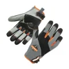 Clearance ProFlex 710 9 in. Long Heavy-Duty Mechanics Gloves - Small Gray (1-Pair) Work Gloves