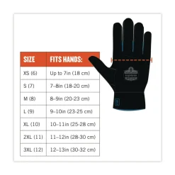 ProFlex 7501 Coated Waterproof Winter Gloves - Large Gray (1-Pair) Work Gloves
