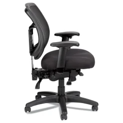 Discount 18.9 in. to 22.4 in. Seat Height Apollo Multi-Function Mesh Task Chair Supports Up to 250 lbs. - Silver Seat/Back, Black Base Office Furniture & Lighting