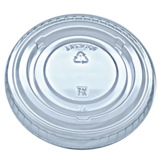 New Kal-Clear/Nexclear Flat Lid with No Slot Plastic Drink Cup Lids Fits 9 oz. to 10 oz. Cold Cups - Clear (2500/Carton) Tabletop And Serveware