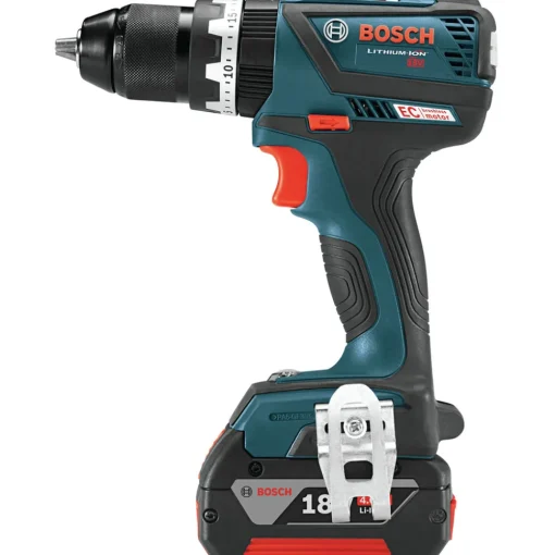 Clearance Factory Reconditioned 18V EC Brushless Lithium-Ion Compact Tough 1/2 in. Cordless Hammer Drill Driver Kit (4 Ah) Hammer Drills
