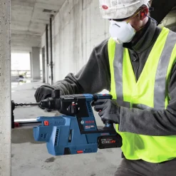 Discount Factory Reconditioned Bulldog 18V Brushless Lithium-Ion 1 in. Cordless SDS-Plus Rotary Hammer Kit with 2 Batteries (8 Ah) Concrete Tools|Demo And Breaker Hammers